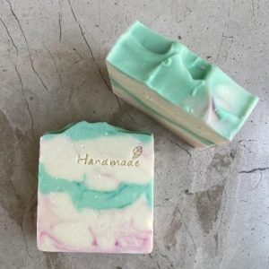 Pastel Green, Pink & Cream